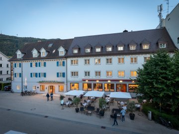 Aussenansicht des Hotel Messmer in Bregenz